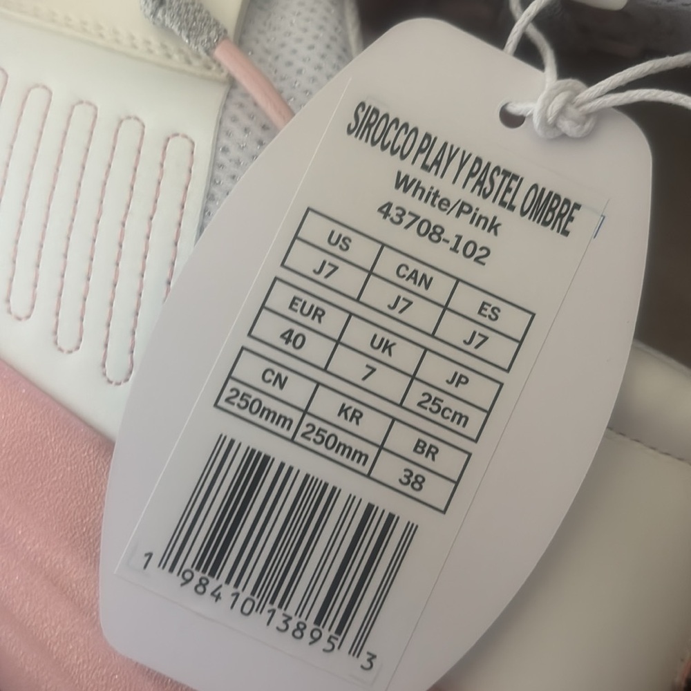 Hey Dude Sirocco Play Pink/White Sneakers Youth NWT - Picture 7 of 7